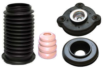 KIT DO AMORTECEDOR SUSPENSÃO DIANTEIRA (01 LADO - COMPLETO)