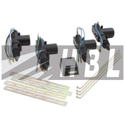 KIT TRAVA ELÉTRICA  4 PORTAS (2 MESTRE E 2 ESCRAVOS)