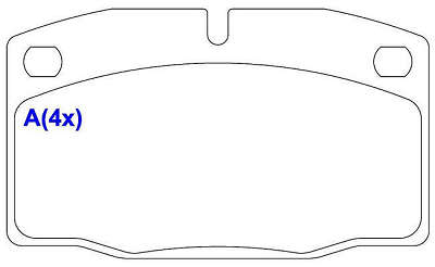 Pastilha de Freio - GM - 100 x 59 x 16
