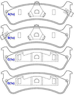 Pastilha de Freio - WAGNER - 143 x 45,2 x 14,6