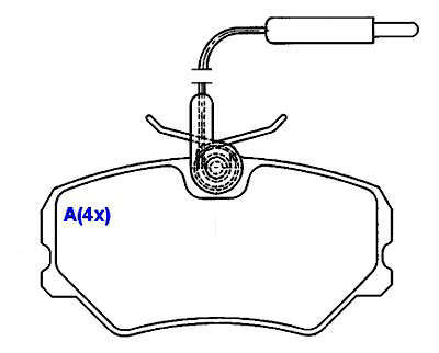 Pastilha de Freio - BENDIX - 95,1 x 49,0 x 17