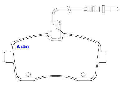 Pastilha de Freio - TRW - 131,0 x 66,9 x 19,5