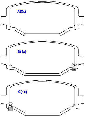Pastilha de Freio - TRW - 130,2 x 54,8 x 16,6