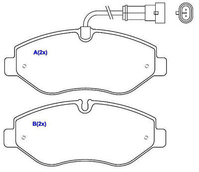 Pastilha de Freio - BREMBO - 163,1 x 66,7 x 19
