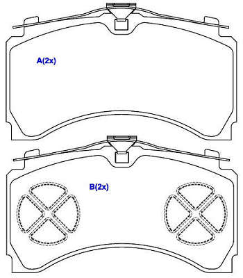 Pastilha de Freio - KNORR BREMSE - 207,5 x 114,0 x 30,0