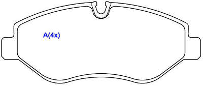 Pastilha de Freio - BREMBO - 163,1 x 66,7 x 18,5
