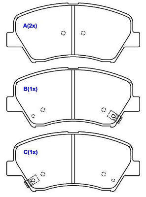 Pastilha de Freio - MANDO - 132,9 x 60,0 x 17,0