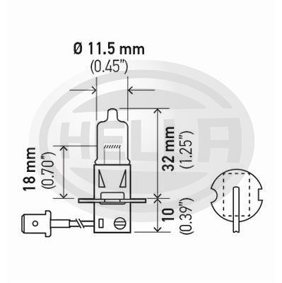 Lampada H3 12V 55W HP 2.0
