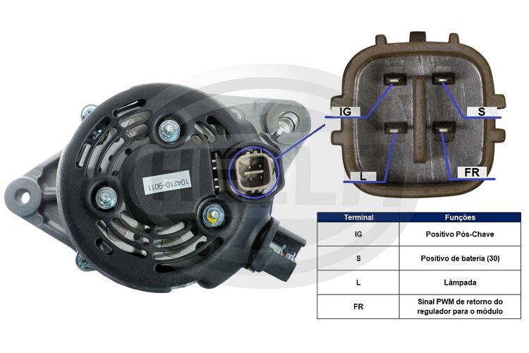 Alternador - Hilux 3.0 16V 2005/...