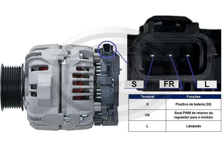 Alternador - Ford F-serie F 16000 1998/2005