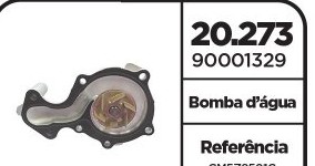 Bomba Dagua Novo Ka 1.0 12V Motor 3 Cil 2014/...