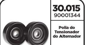 2 Polias Do Tensionador Do Alternador