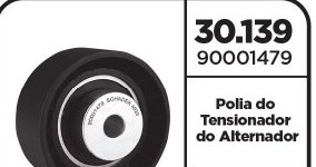 Polia do Tensionador do Alternador