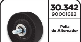 Polia Do Alternador Com Parafuso
