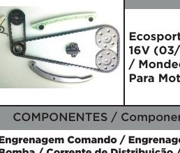 Kit De Distribuicao Fusion 05/06 Mondeo 2002/2005