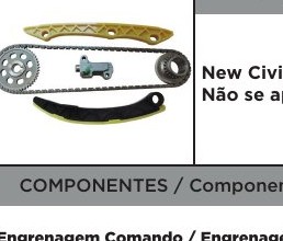 Kit De Distribuicao New Civic 2007/2014 Hr-V 1.8
