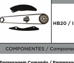 Kit De Distribuicao Hb20/I30/Veloster 1.6 16V