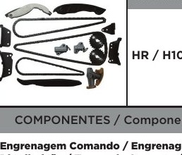 Kit De Distribuicao C/ Engrenagem Bongo 2013/2016