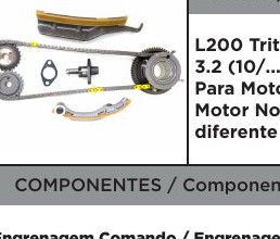 Kit De Distribuicao L200 2010/... Pajero 2010/...