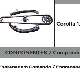 Kit De Distribuicao C/ Engrenagens Corolla 2003/..